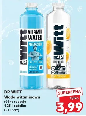 Woda witaminowa Dr Witt promocja w Kaufland