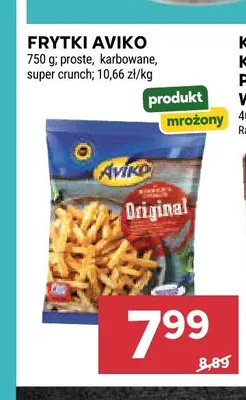 Frytki karbowane Aviko promocja w Stokrotka