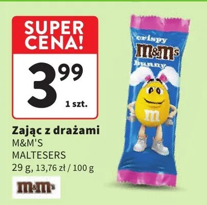 Czekoladki z drażami Maltesers promocja w Intermarche