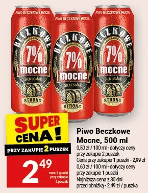 Piwo Beczkowe Mocne promocja w Twój Market