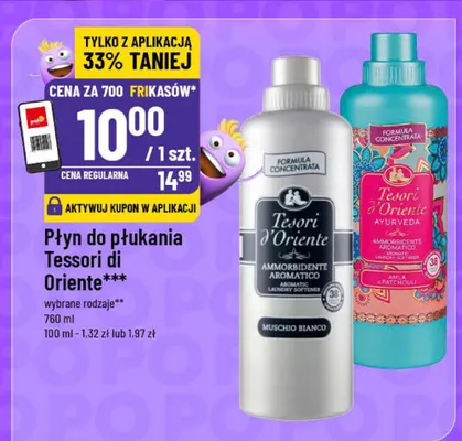 Płyn do płukania tkanin Tessori d'Oriente promocja w POLOmarket