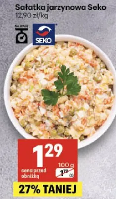 Sałatka jarzynowa promocja w Delikatesy Centrum