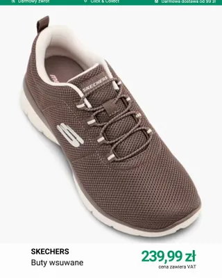 Buty wsuwane Skechers promocja w Deichmann