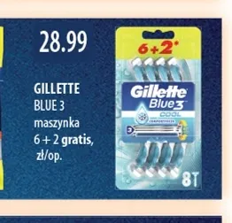 Maszynka do golenia Blue 3 Gillette promocja w Drogerie Laboo