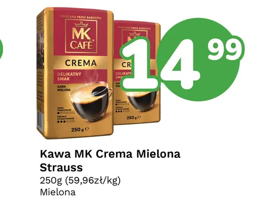 Kawa mielona MK Café Crema promocja w Limonka