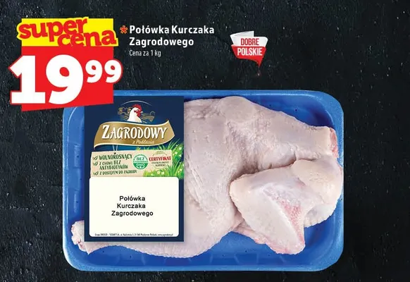 Połówka kurczaka Zagrodowego promocja w TOPAZ