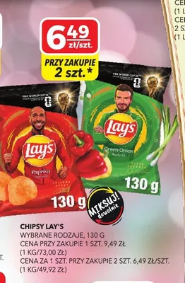 Chipsy Lay's promocja w Top Market