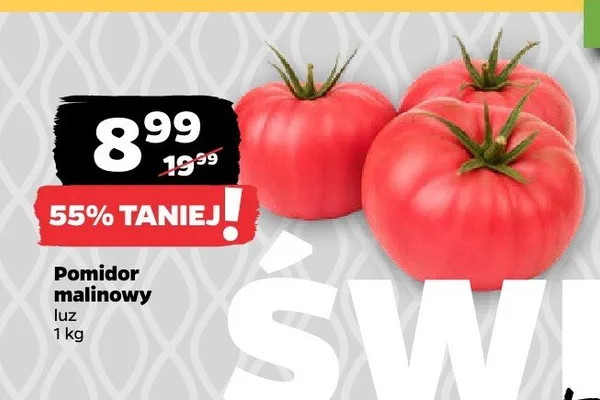 Pomidor malinowy luz promocja w Netto