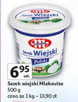 Serek wiejski Mlekovita promocja w Auchan