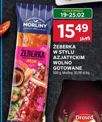 Żeberka w stylu azjatyckim wolno gotowane promocja w Stokrotka