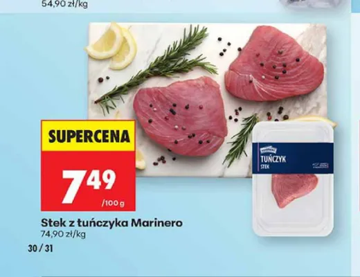 Stek z tuńczyka Marinero promocja w Biedronka