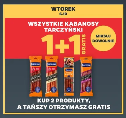 Kabanosy Tarczyński promocja w Netto