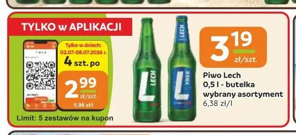 Piwo Lech Premium promocja w Gama