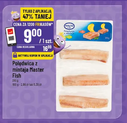 Polędwica z mintaja Master Fish promocja w POLOmarket