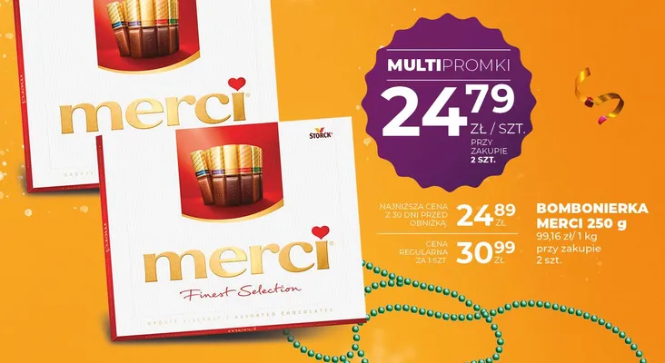 Bombonierka Merci promocja w Duży Ben