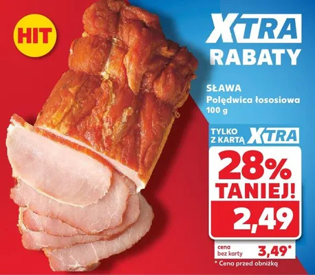 Polędwica łososiowa Sława promocja w Kaufland