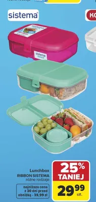 Lunchbox Ribbon Sistema promocja w Carrefour