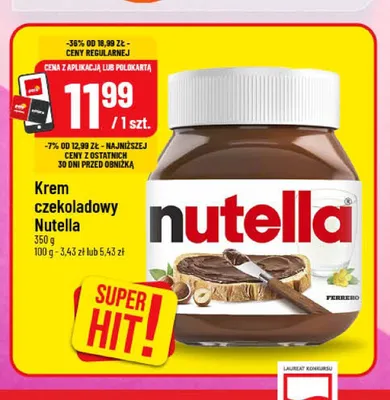 Krem czekoladowy Nutella promocja w POLOmarket