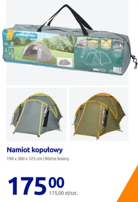 Namiot kopułowy Froyak 190x300x125cm promocja w Action