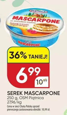 Serek mascarpone promocja w Chata Polska
