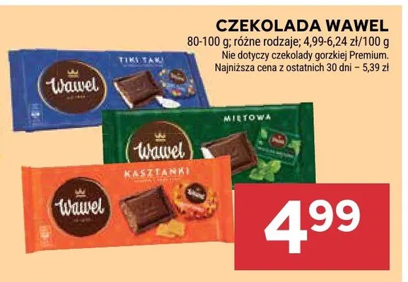 Czekolada różne rodzaje promocja w Stokrotka