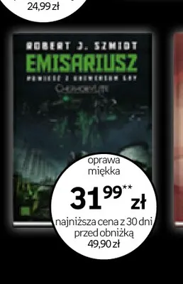 Książka Emisariusz Robert J. Szmidt promocja w Empik