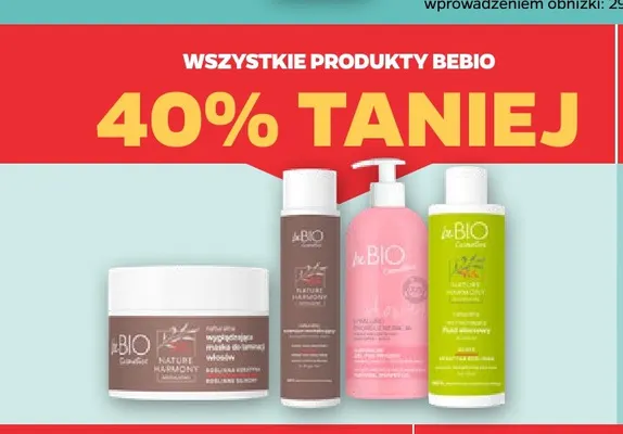 Produkty beBIO promocja w Netto