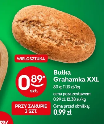 Bułka Grahamka XXL promocja w Żabka
