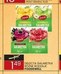 Galaretka Delecta promocja w Wafelek