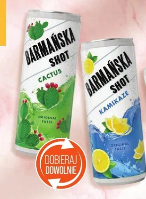 Barmańska shot cactus 330ml promocja w POLOmarket