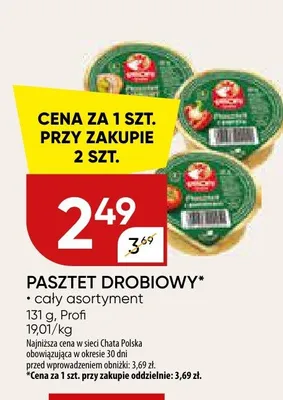 Pasztet drobiowy Profi promocja w Chata Polska