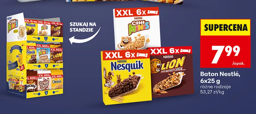 Baton Nestlé Lion 6-pak promocja w Biedronka