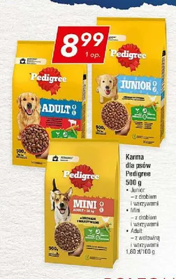 Karma dla psów Pedigree Adult z wołowiną i warzywami promocja w LEWIATAN