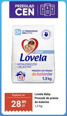 Proszek do prania Lovela Baby do kolorów promocja w Biedronka