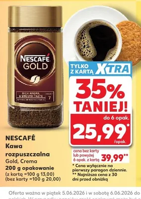 Kawa rozpuszczalna Nescafé promocja w Kaufland