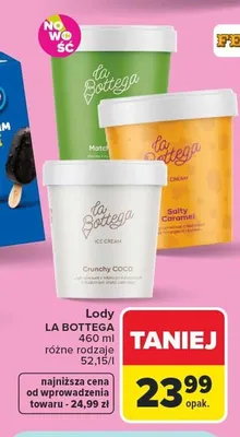 Lody La Bottega promocja w Carrefour
