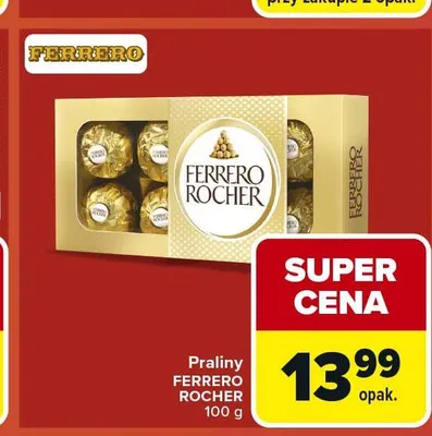 Praliny Ferrero Rocher promocja w Carrefour Market