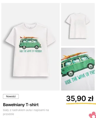 Bawełniany T-shirt Coccodrillo promocja w Coccodrillo