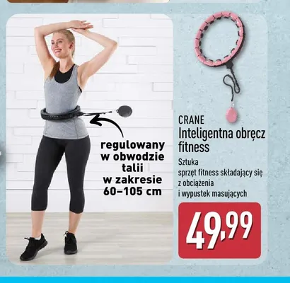 Inteligentna obręcz fitness Crane promocja w Aldi