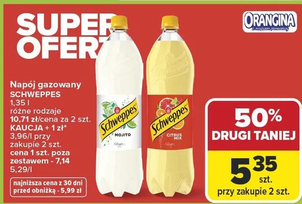 Napój gazowany Mojito promocja w Carrefour Market