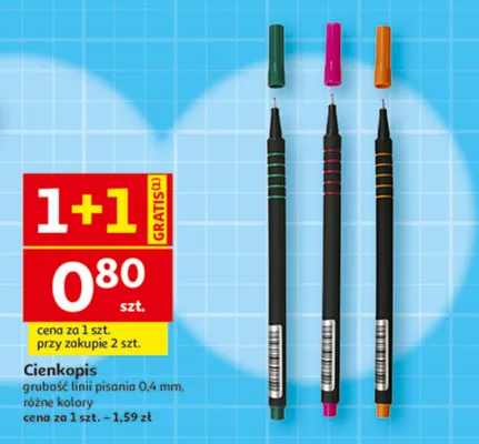 Cienkopis promocja w Auchan