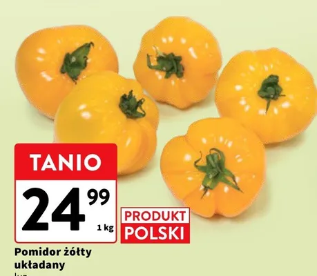 Pomidor żółty układany luz promocja w Intermarche