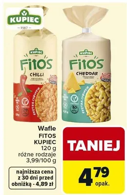 Wafle cheddar, chilli różne rodzaje promocja w Carrefour Market