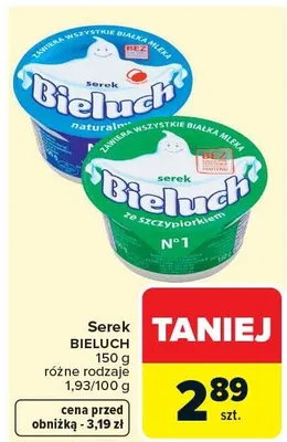 Serek Bieluch promocja w Carrefour Market