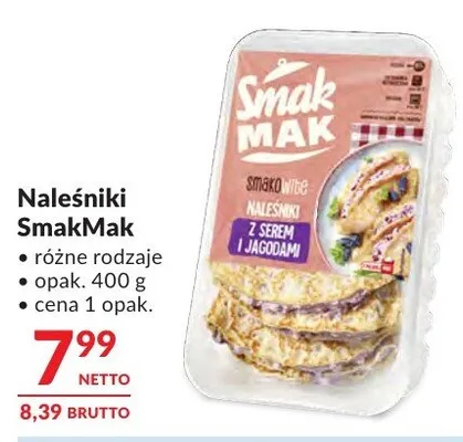 Naleśniki SmakMak promocja w Makro