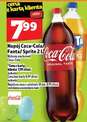 Napój Fanta 2l promocja w TOPAZ