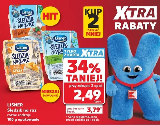Śledzik na raz Lisner promocja w Kaufland