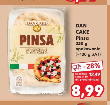 Pinsa DAN CAKE promocja w Kaufland