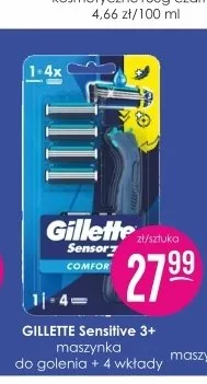 Maszynka do golenia Gillette Sensor 3+ promocja w Drogerie Jasmin