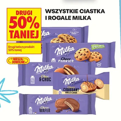 Ciastka Milka Pieguski promocja w Biedronka